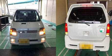 H13　スズキ　ワゴンR　車検整備