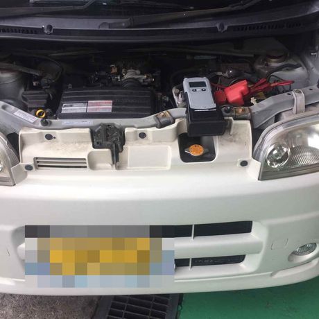 H17　ダイハツ　タント　オルタネータ、バッテリー交換