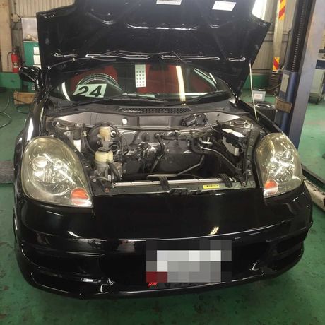 H18　トヨタＭＲ-Ｓ　パワステポンプ交換
