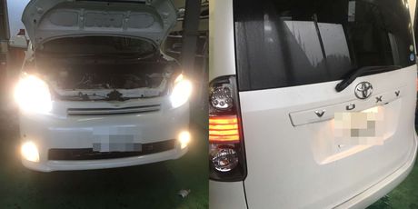 H21　トヨタ　ヴォクシー　オイル交換