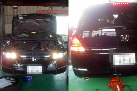 ホンダオデッセイ　車検整備