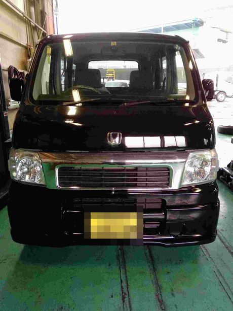 H11　ホンダ　バモス　ラジエータ不良修理