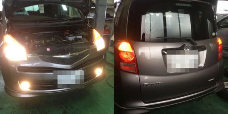 H18　トヨタ　ラクティス　1年点検