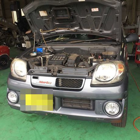 H19　スズキ　keiワークス　クラッチワイパー破損　交換作業