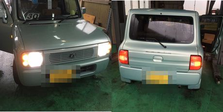Ｈ15　スズキラパン　車検整備