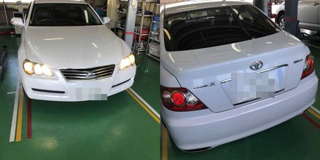 H18　トヨタ　マークX　安心点検