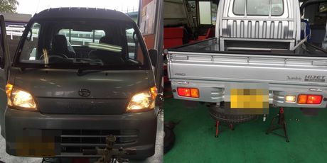 ダイハツハイゼット　車検整備