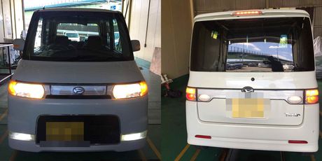 H17　ダイハツ　タント　車検整備