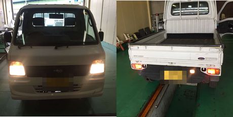 H20 スバルサンバートラック　車検整備