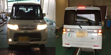 H23　ダイハツ　タント　車検整備