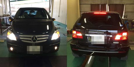 H19 メルセデス・ベンツ　B170　車検整備