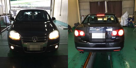 H19　フォルクスワーゲン　ジェッタ　車検整備