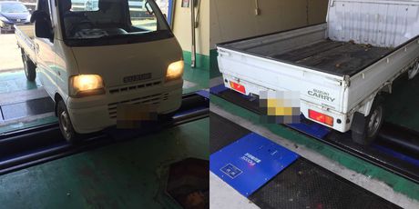 スズキキャリィトラック　車検整備