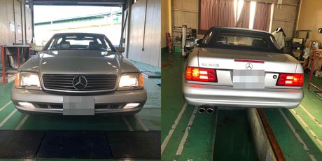 H9　メルセデスベンツ　SL320　車検整備