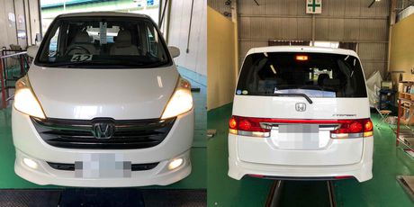 H17　ホンダ　ステップワゴン　車検整備