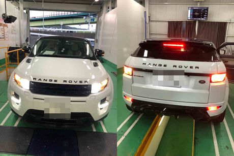 H24　ランドローバー　レンジローバー　イヴォーク　車検（パワーウインドモーター、オイル交換）