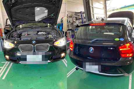 Ｈ23　ＢＭＷ　116i　安心点検（タイヤ、ディスクローター、ブレーキパッド）