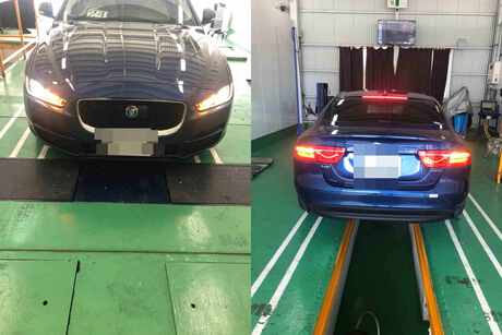 Ｈ27　ジャガー　ＸＥ　車検（エンジンオイル、エアーエレメント、エンジンオイル）