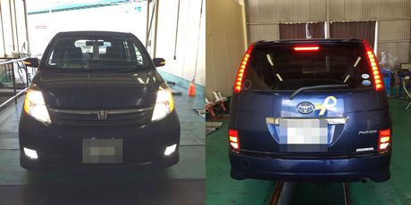 H17　トヨタ　アイシス　車検整備