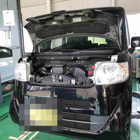 H28　ホンダ　N-BOX　フロントバンパー交換