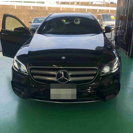 H29　メルセデスベンツ　E250　ステーション　エアサスチェックランプ点灯