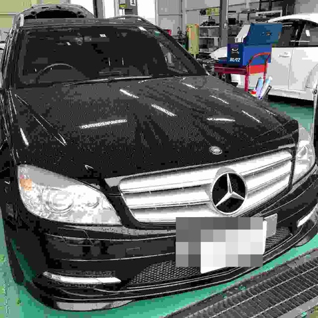 H23　メルセデスベンツ　Ｃ200ＣＧＩステーションワゴン　ドア不良（内側からあかない）