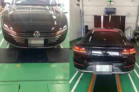Ｒ01　フォルクスワーゲン　アルテシオン　車検（エアコンフィルター、ブレーキオイル）