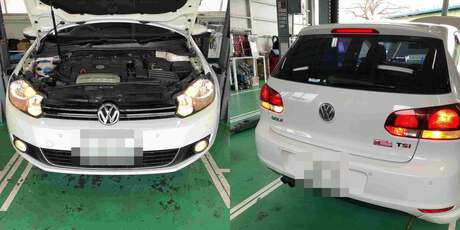 H21　フォルクスワーゲン　VWゴルフ　安心点検（オイル交換）