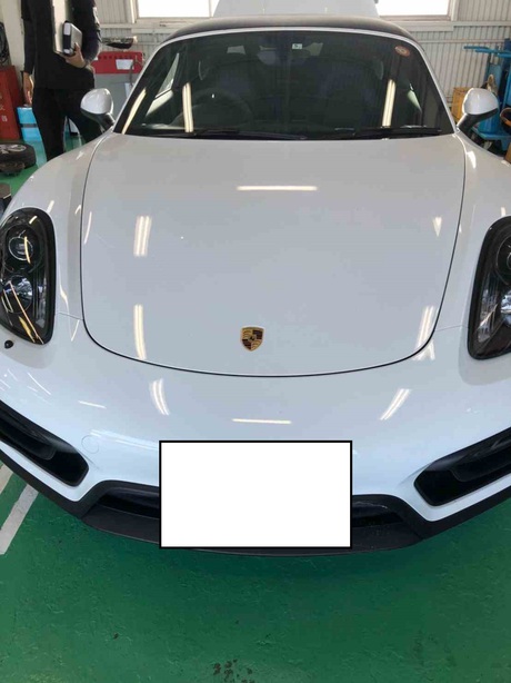 H28　ポルシェ　ボクスターGTS　オイル交換