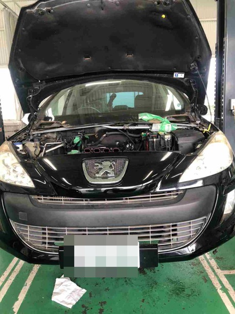 H21　プジョー　308　エンジン不能修理