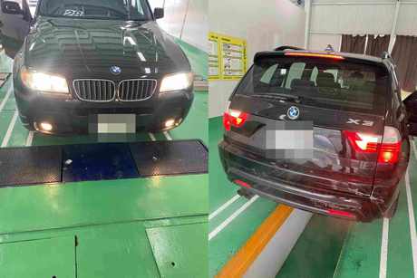 H21　ＢＭＷ　Ｘ3　1年点検　（オイルフィルターハウジングよりオイル漏れ）