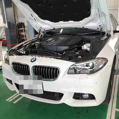 H26 ＢＭＷ　523ｄ　エアコン不調、ウォッシャー出ない