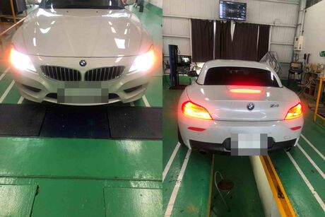H26　BMW　Z4　車検（エアコンフィルター、ブレーキオイル）
