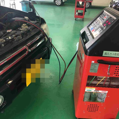 Ｈ19　ミツビシ　パジェロミニ　エアコン効かない