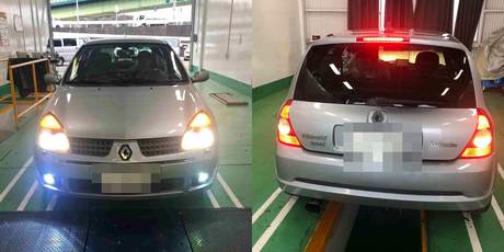 H14　ルノー　ルーテシア　車検整備