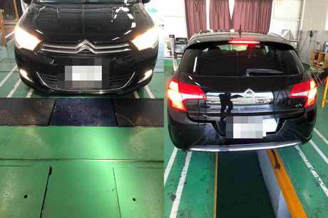 H23　シトロエン　車検（ベルト、ブレーキオイル）