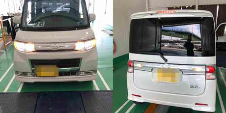 H21　ダイハツ　タント　車検整備