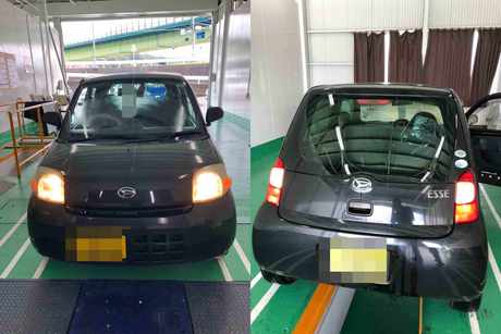 H22　ダイハツ　エッセ　車検整備