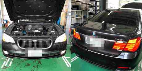 H21　BMW　740i　1年点検　
