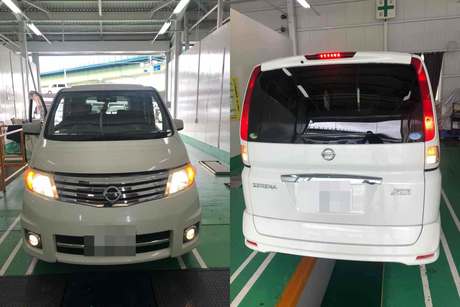 H19　ニッサン　セレナ　車検（ラジエータ交換、ロアボールジョイントブーツ交換）