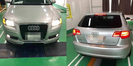H17 アウディ　A3　車検整備