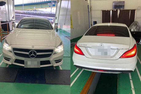 H24 メルセデスベンツ　CLS　車検（タイヤ交換）