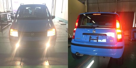 H17　フィアット　パンダ　車検整備