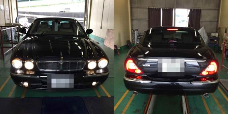 H16　ジャガー　XJ8　車検整備