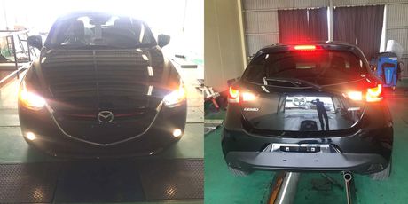 H27　マツダ　デミオ　車検整備
