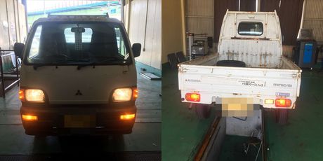 H10　ミツビシ　ミニキャブ　車検整備