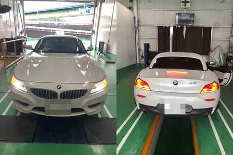 H26　BMW　Z4　1年点検（スパークプラグ、エアコンフィルター、ブレーキオイル）