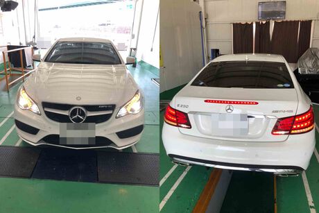 H26　メルセデスベンツ　E250　クーペ　車検（ブレーキメンテナンスキット）