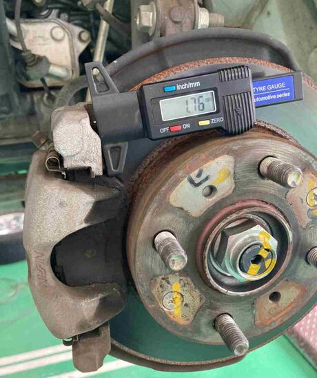 Ｈ26　ホンダ　Ｎ-ＢＯＸ　ブレーキ異音修理