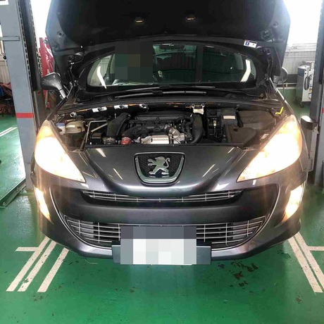 Ｈ22　プジョー308　エアコン不調修理